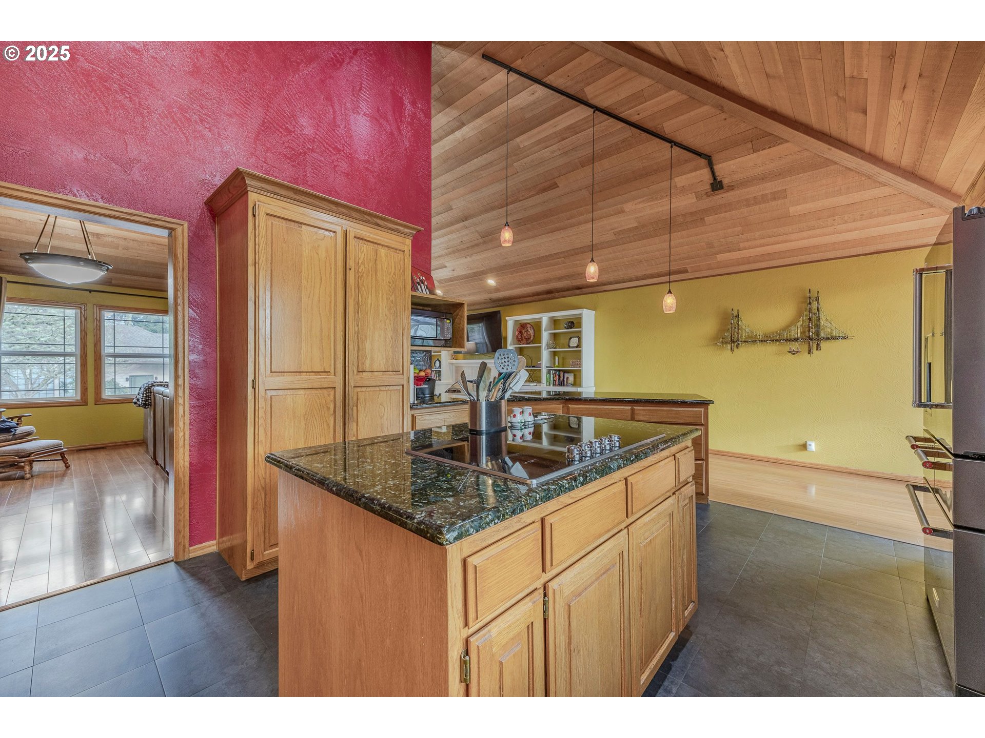 1710 White Oak Drive Eugene, OR 97405 - Photo 20 of 45 a kitchen view with stainless steel appliances granite countertop a sink and cabinets