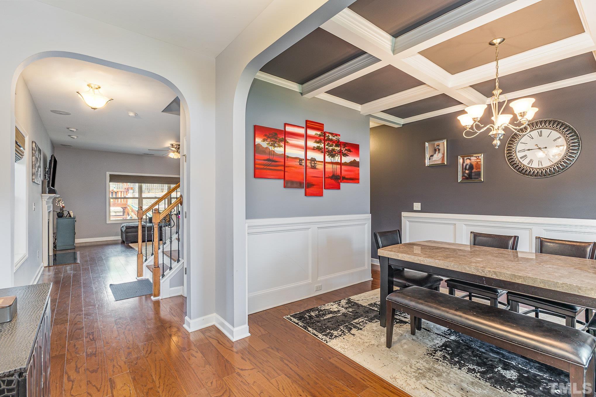 1604 Hauser Lake Road Knightdale, NC 27545 - Photo 6 of 32 a hallway with wooden floor