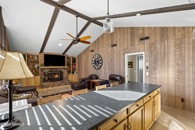 a very nice looking room with a large window