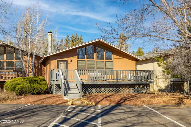 a view of a house with a patio