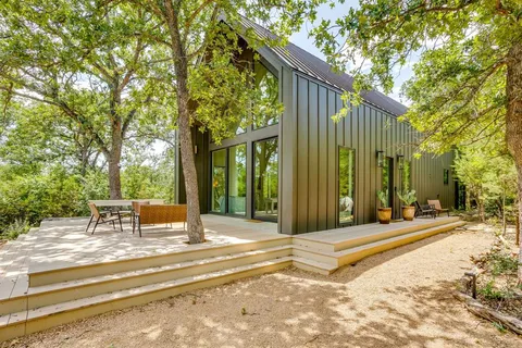 a view of outdoor space with seating area
