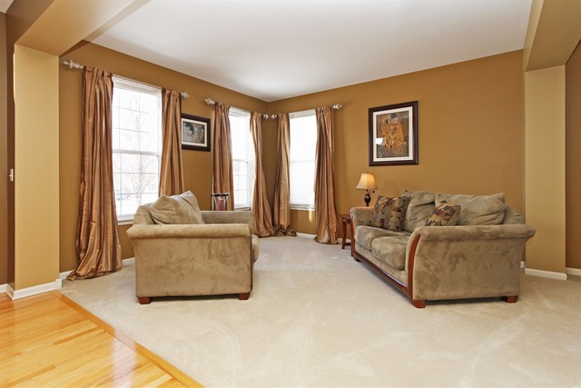 1561 Southgate Road Bartlett, IL 60103 - Photo 11 of 25 a living room with furniture and large windows