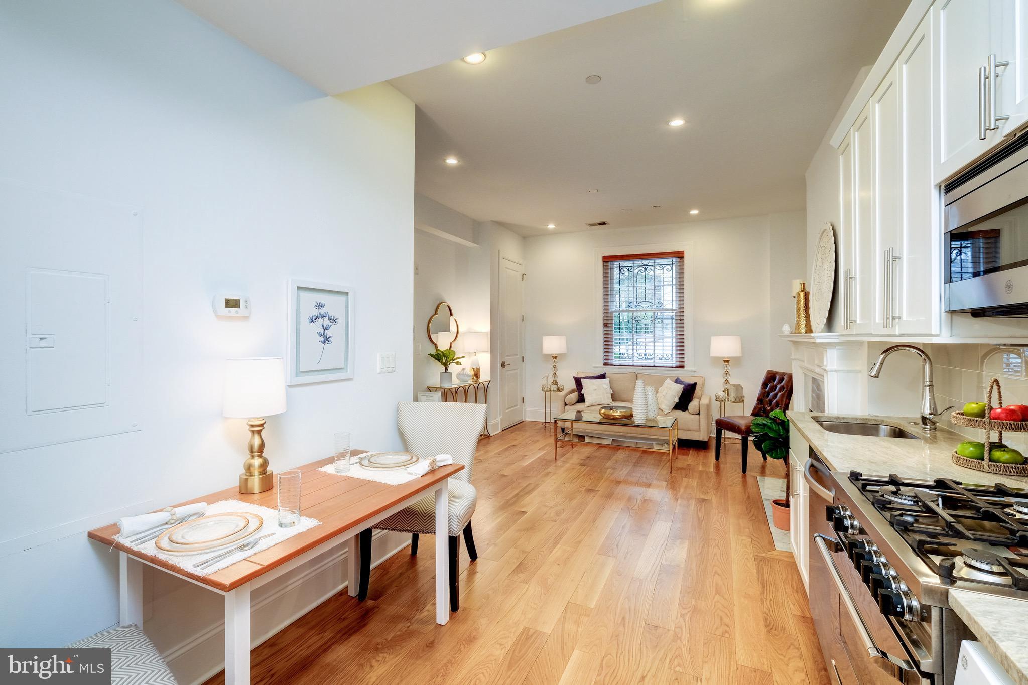 1929 19th Street Northwest, Unit 1 Washington, DC 20009 - Photo 14 of 21 Intelligent layout leaves room for a dining table