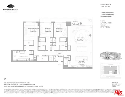 $5,995,000 | 9200 Wilshire Boulevard, Unit 202W, Beverly Hills, CA 90212