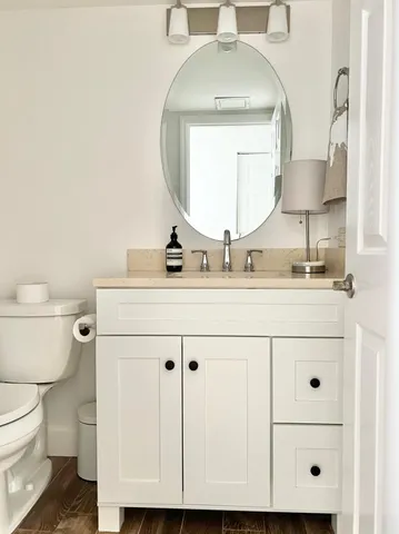 a view of balcony with sunset view