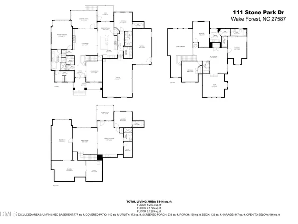 $1,699,000 | 111 Stone Park Drive, Wake Forest, NC 27587