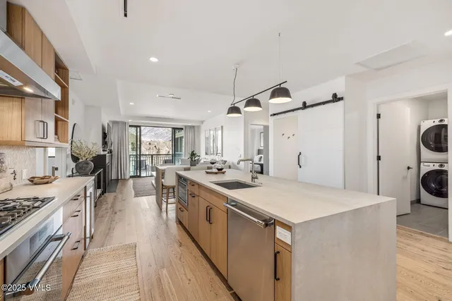 a spacious bedroom with a bed and furniture