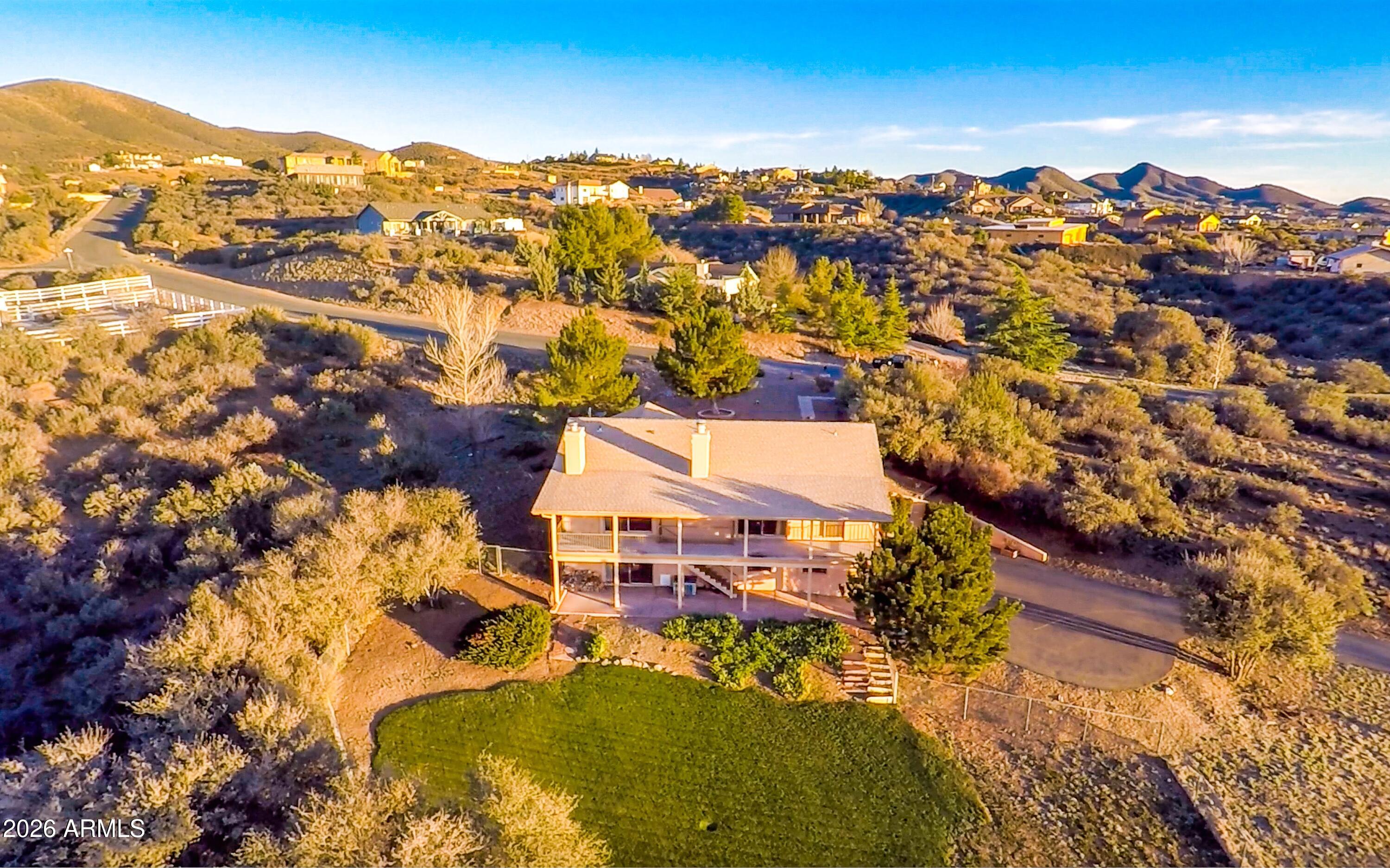 14350 East Meadow Ranch Place Dewey, AZ 86327 - Photo 1 of 54 an aerial view of residential houses with outdoor space