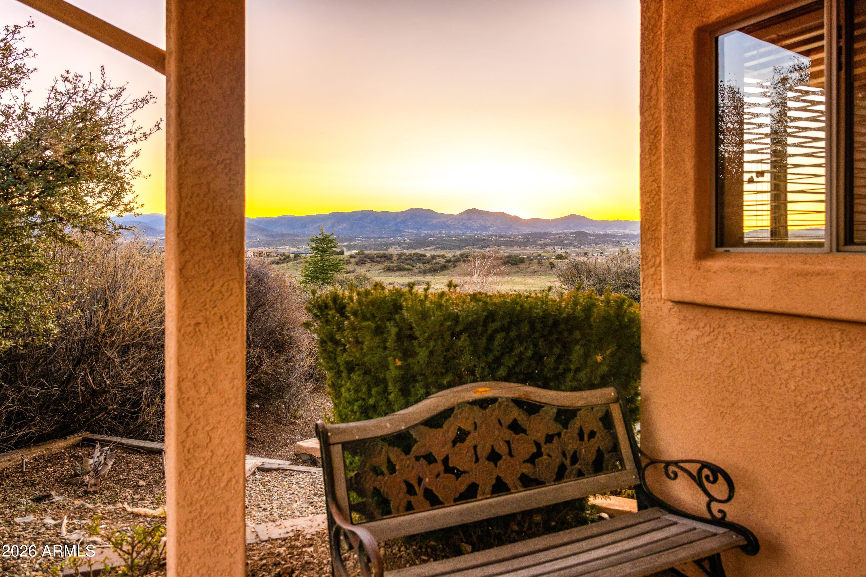 14350 East Meadow Ranch Place Dewey, AZ 86327 - Photo 9 of 54 a view of a balcony with a swing