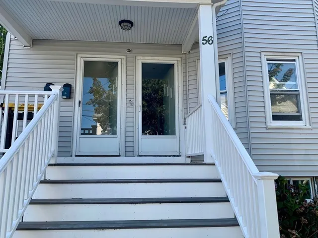 a view of a entryway door of the house