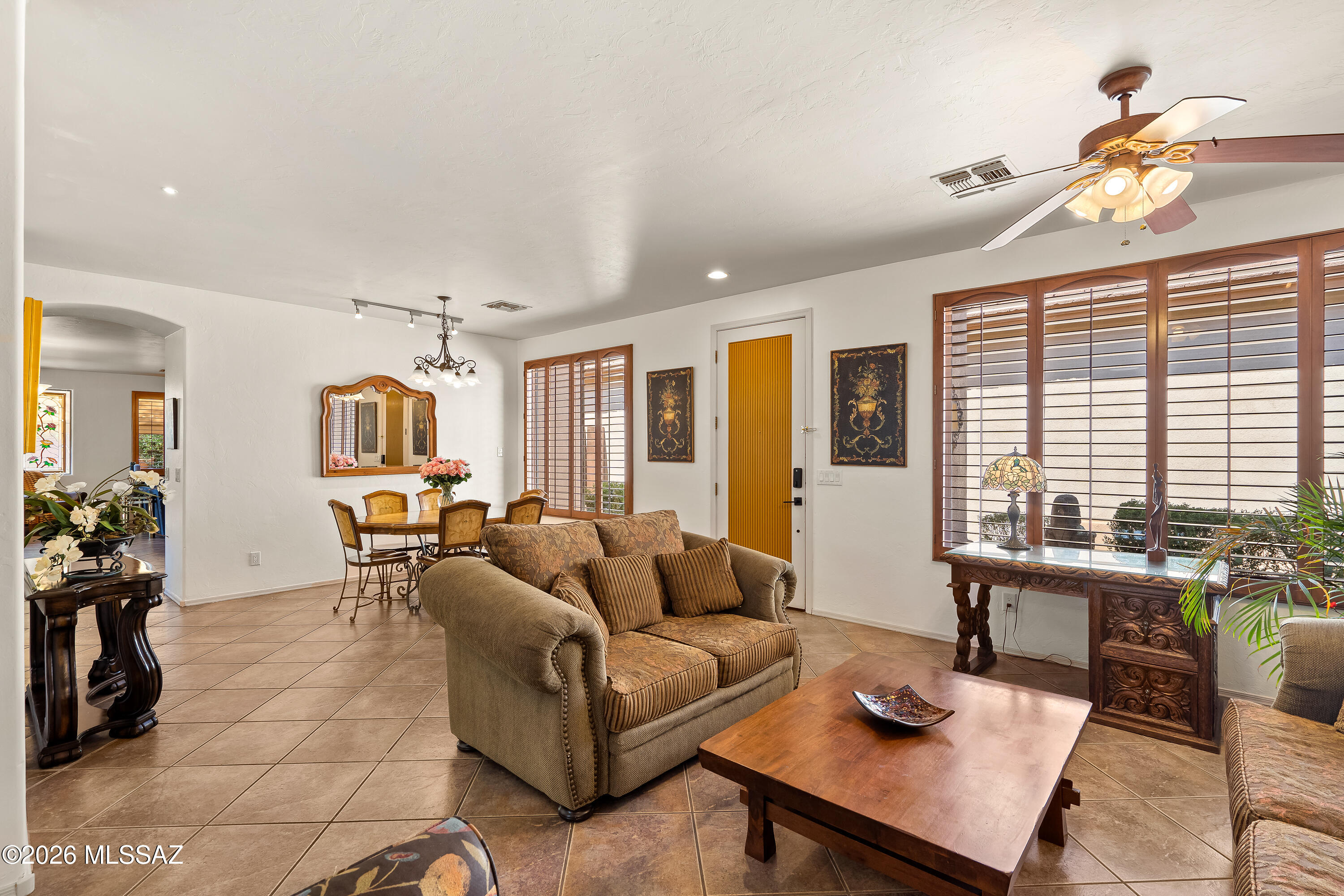 3396 North Camino Rio Colorado Tucson, AZ 85712 - Photo 2 of 32 a living room with furniture and a large window