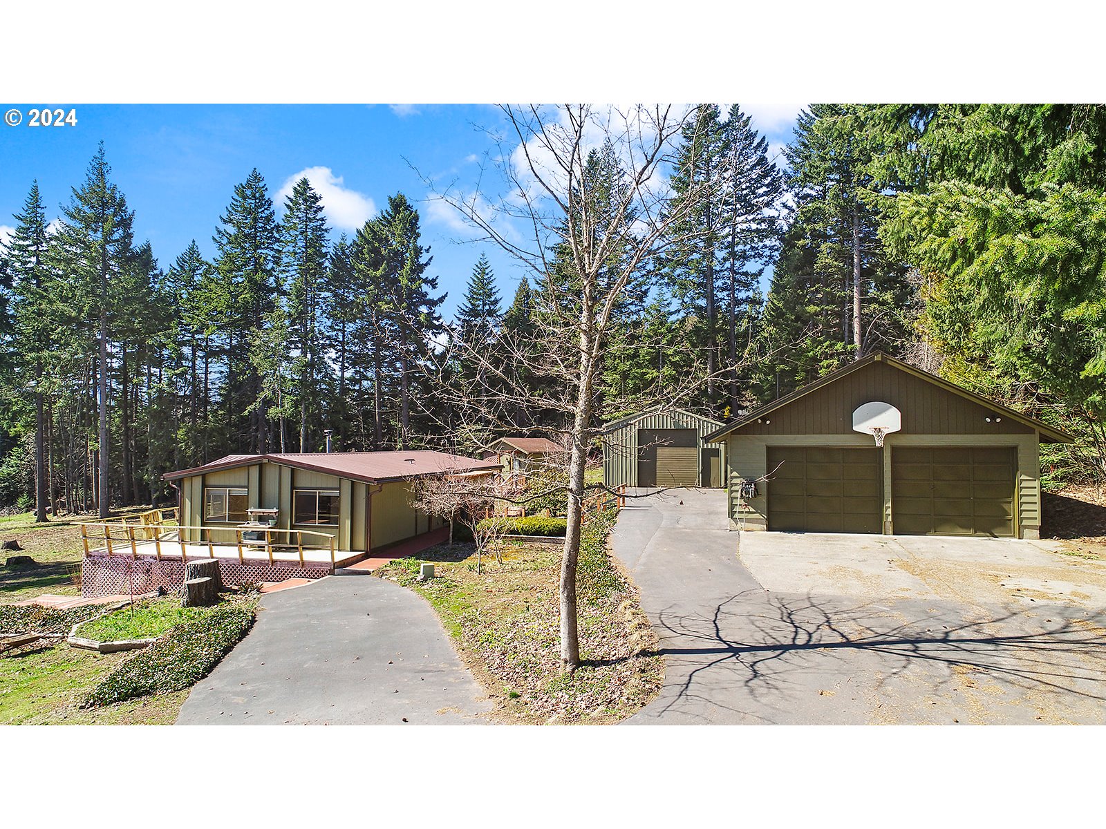 42 George Road Underwood, WA 98651 - Photo 31 of 45 a view of a house with snow on the wall