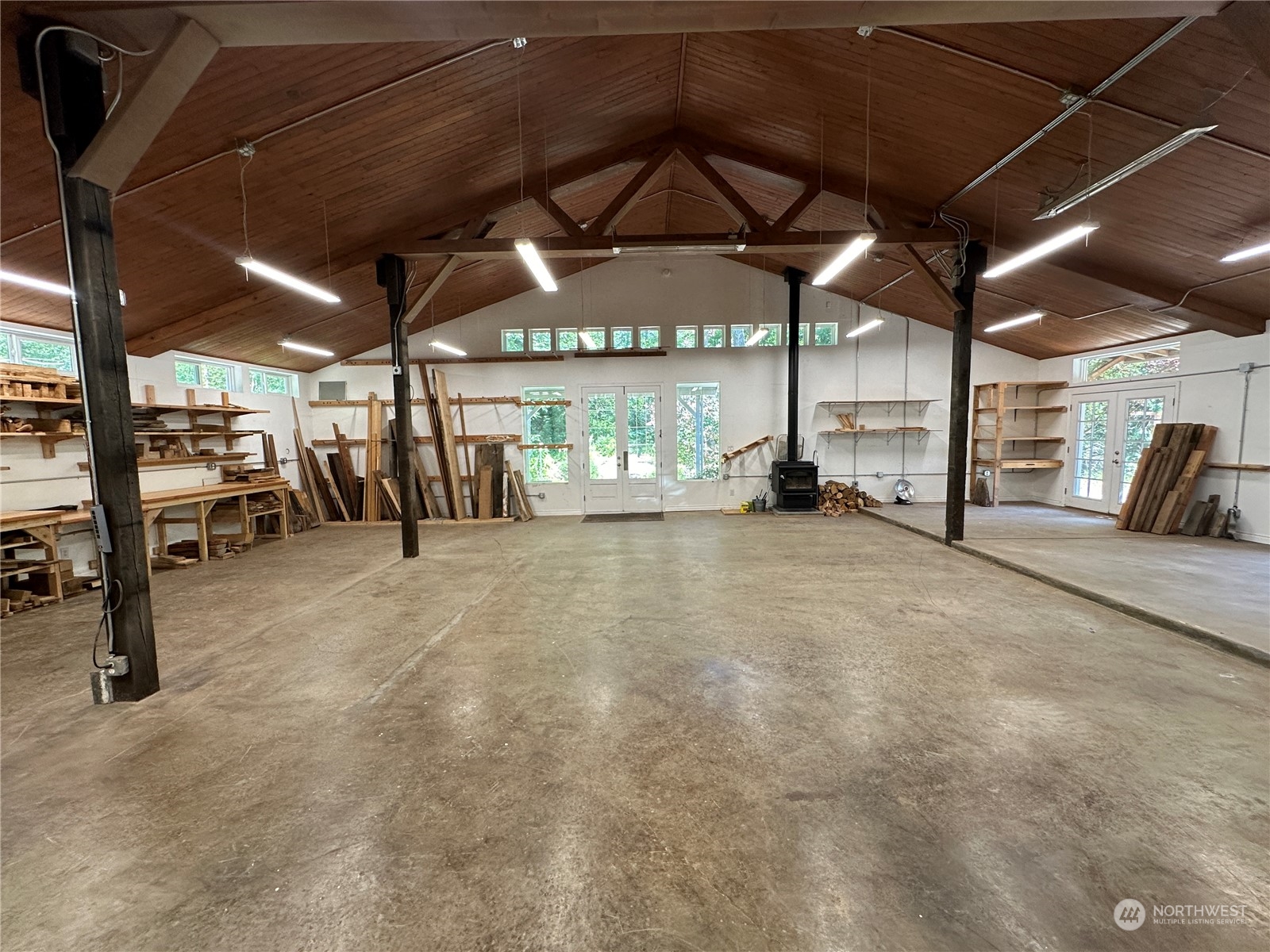 1893 Kelly Road Bellingham, WA 98226 - Photo 20 of 27 a view of a garage with wooden floor