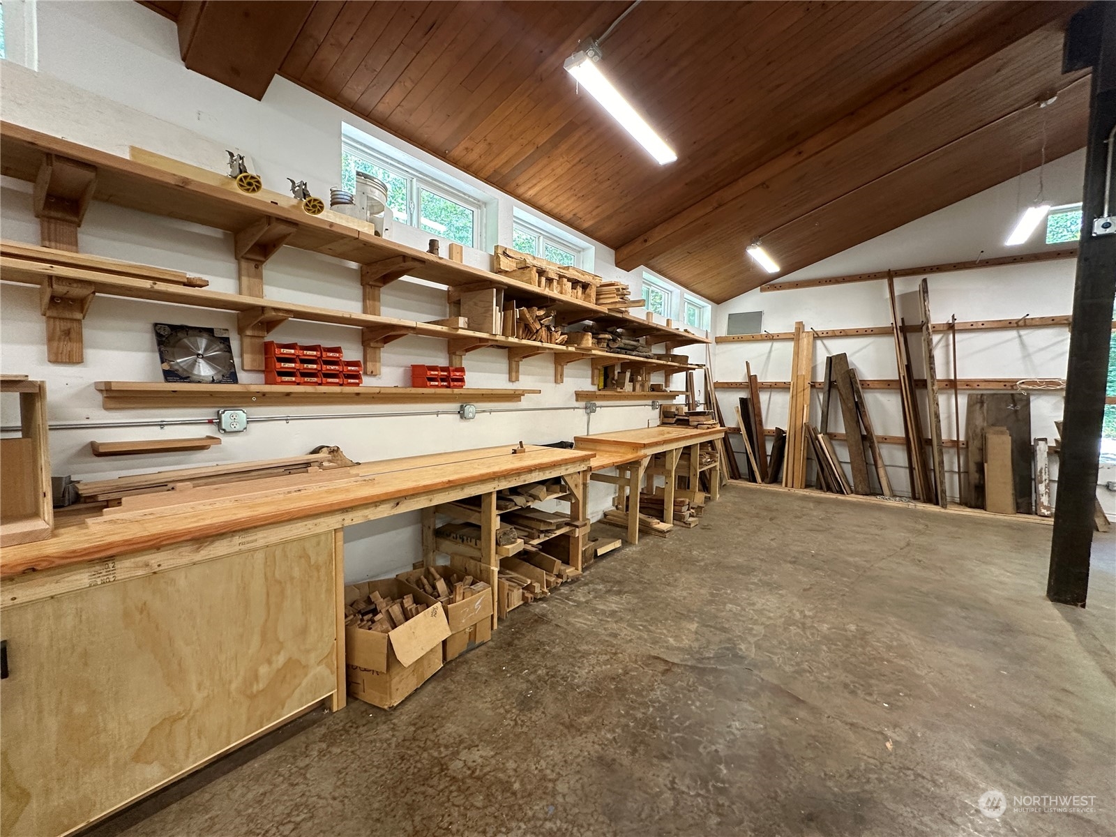 1893 Kelly Road Bellingham, WA 98226 - Photo 21 of 27 a large room with lots of wooden cabinets
