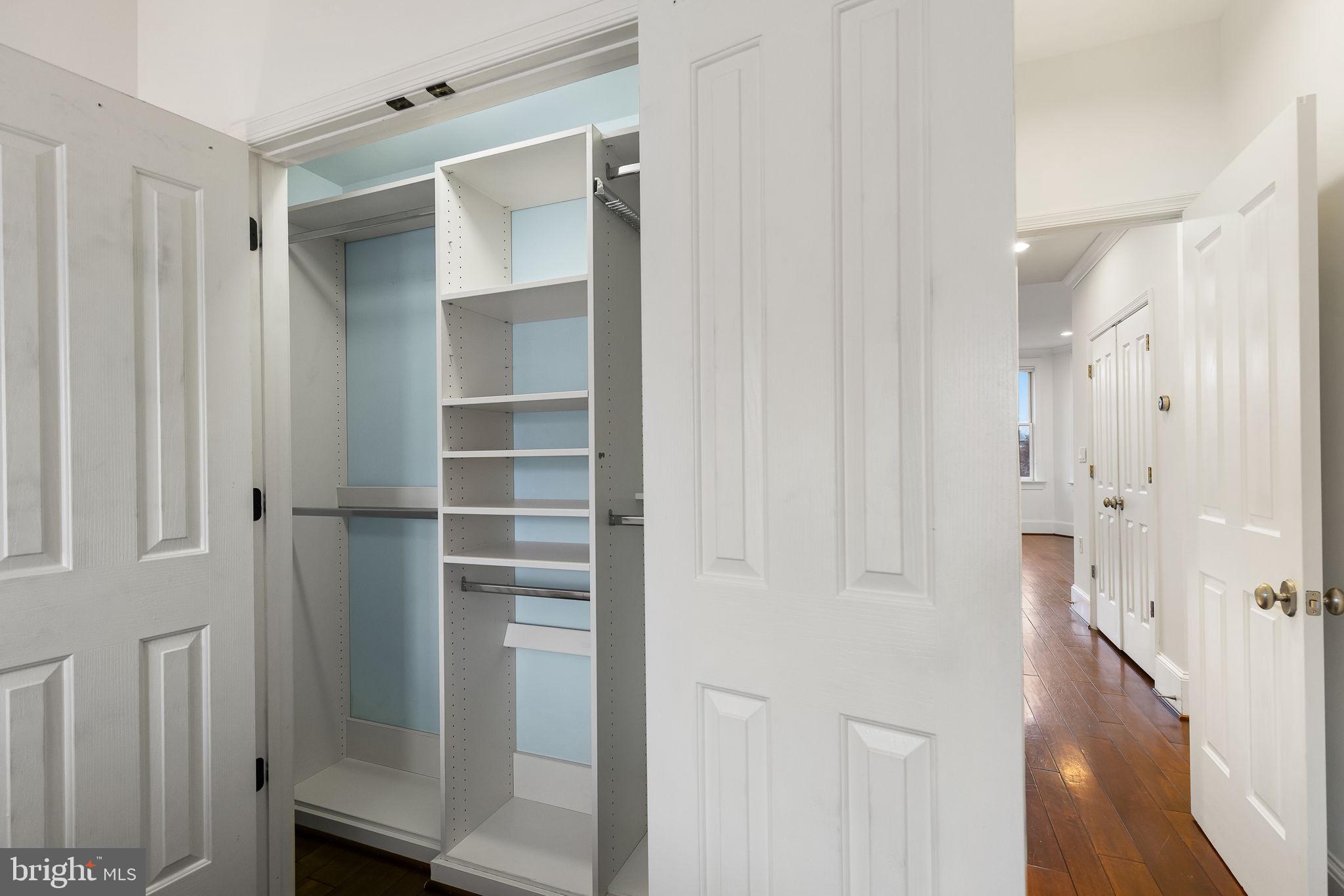 20 Logan Circle Northwest, Unit 33 Washington, DC 20005 - Photo 22 of 32 a view of walk in closet with empty racks