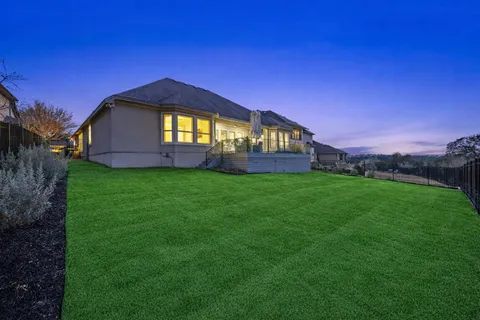 a view of a green field