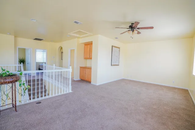 a view of a livingroom with a furniture