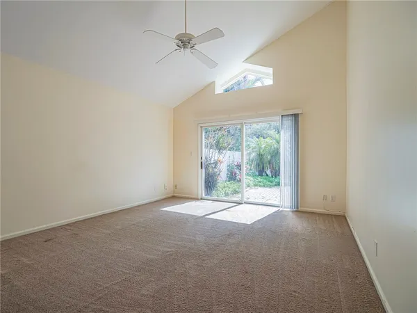 a view of a swimming pool with a lounge chairs