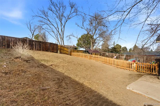 a street view covered with snow