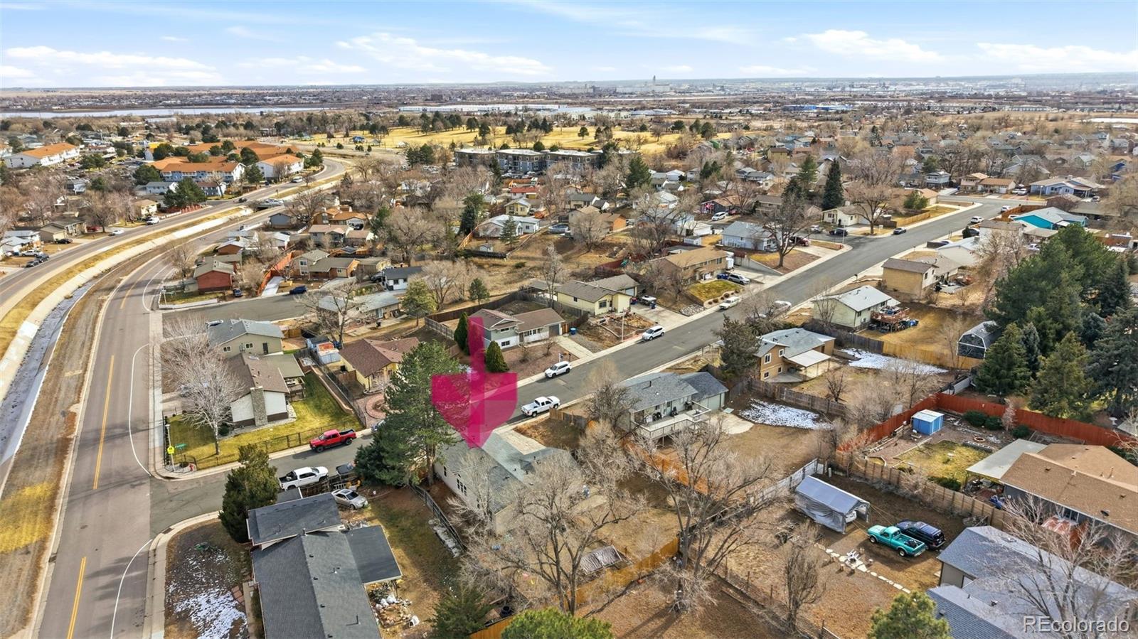 8137 Lafayette Street Denver, CO 80229 - Photo 34 of 36 an aerial view of a city