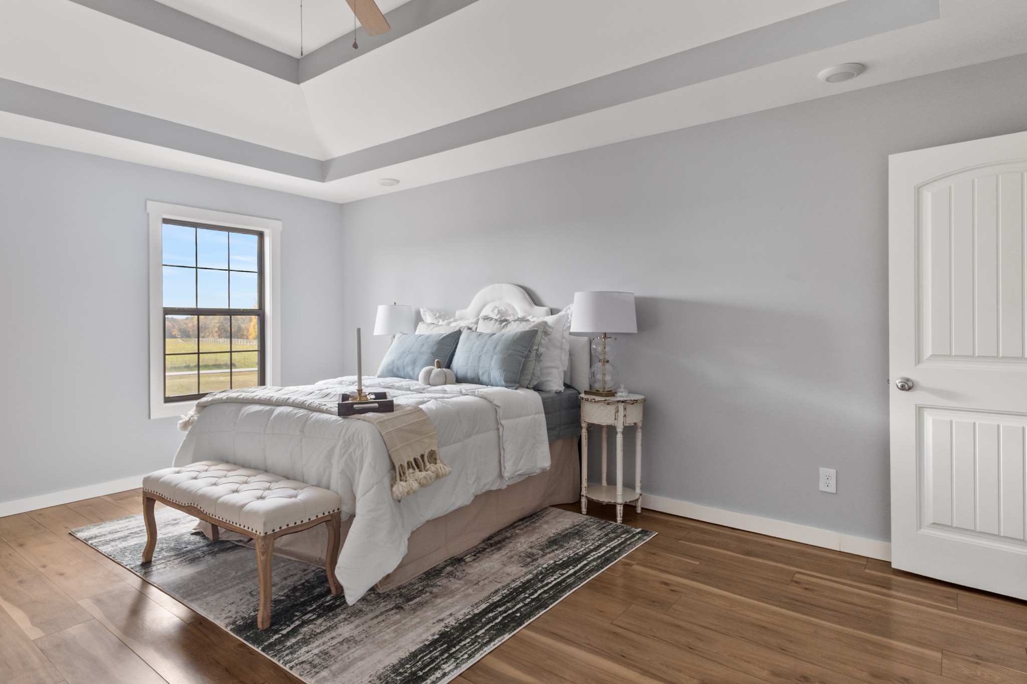 120 Freeland Road Portland, TN 37148 - Photo 19 of 61 a bedroom with a bed and wooden floor