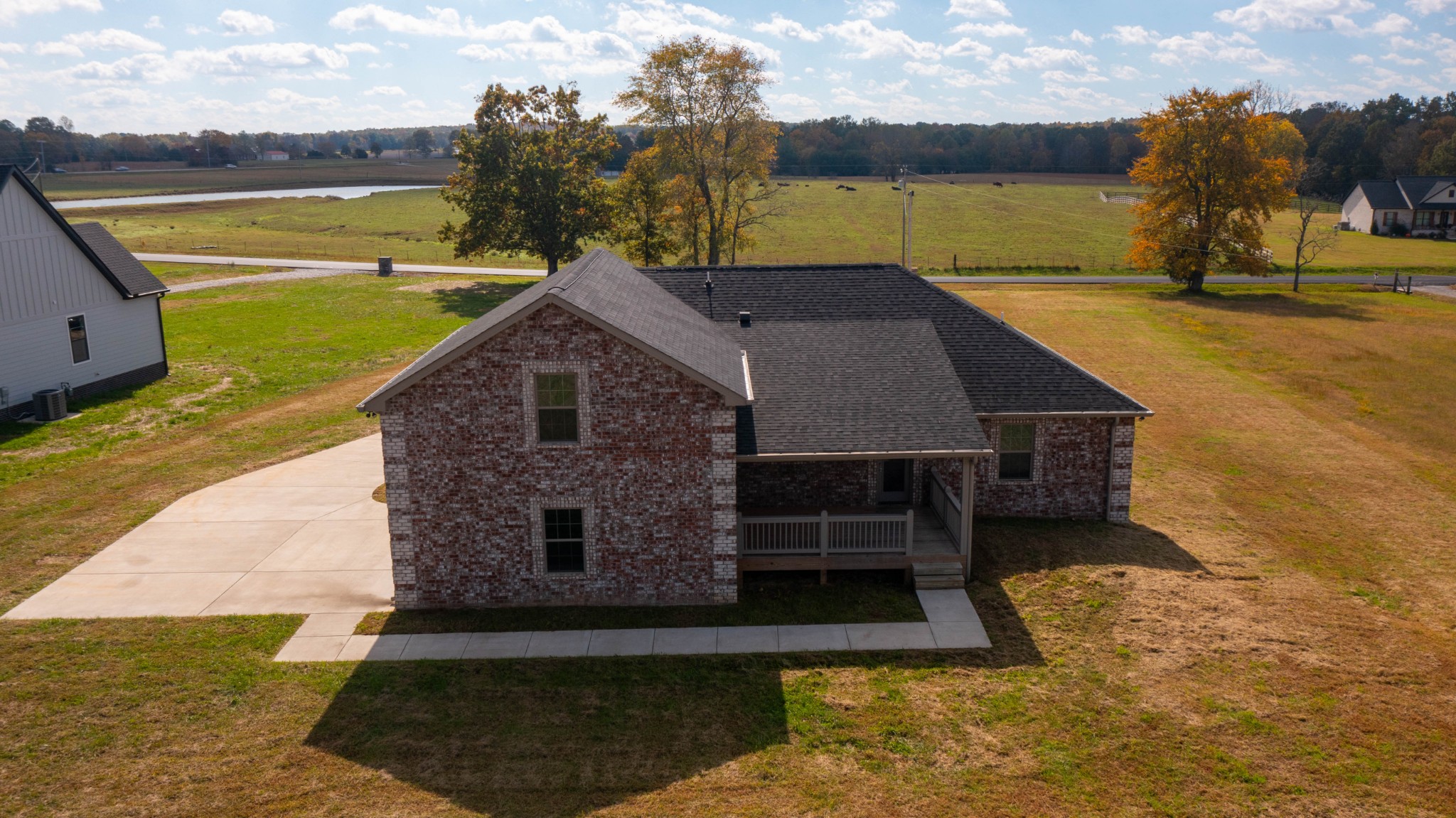 120 Freeland Road Portland, TN 37148 - Photo 46 of 61 a aerial view of a house with a ocean view