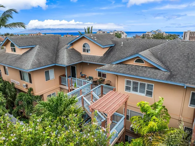 a city view with tall buildings