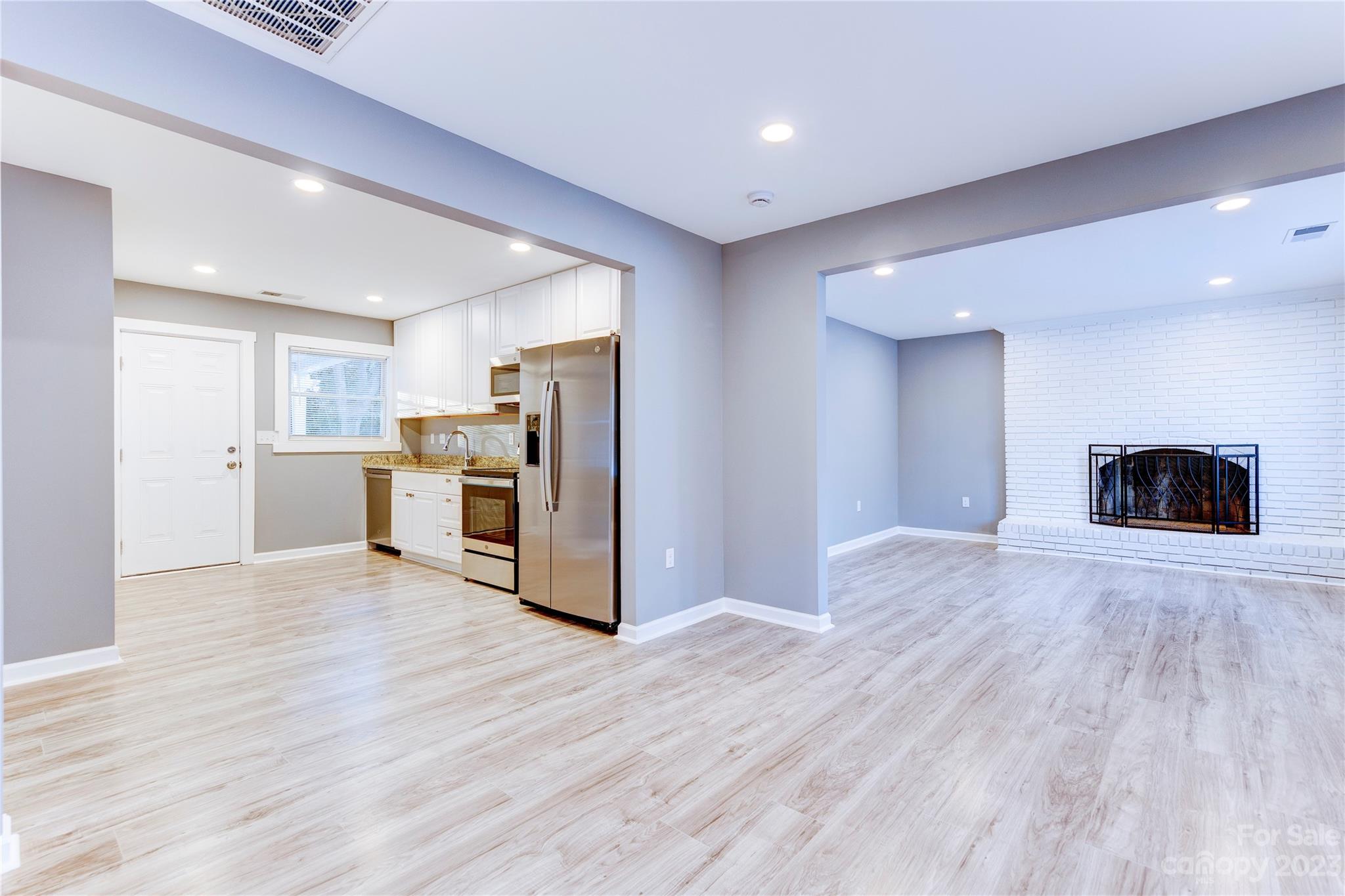 4641 Fallston Road Lawndale, NC 28090 - Photo 14 of 38 a view of kitchen with refrigerator and microwave