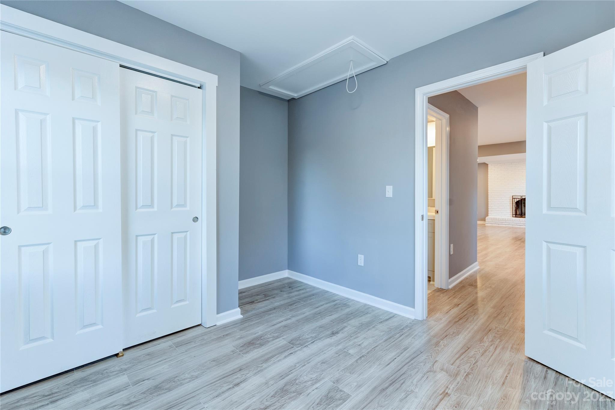 4641 Fallston Road Lawndale, NC 28090 - Photo 34 of 38 an empty room with wooden floor & closet area