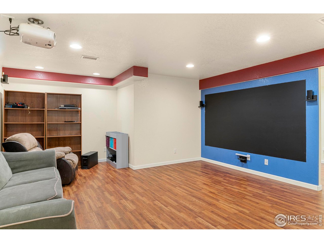8726 19th St Road Greeley, CO 80634 - Photo 17 of 21 Projector screen ready for you!