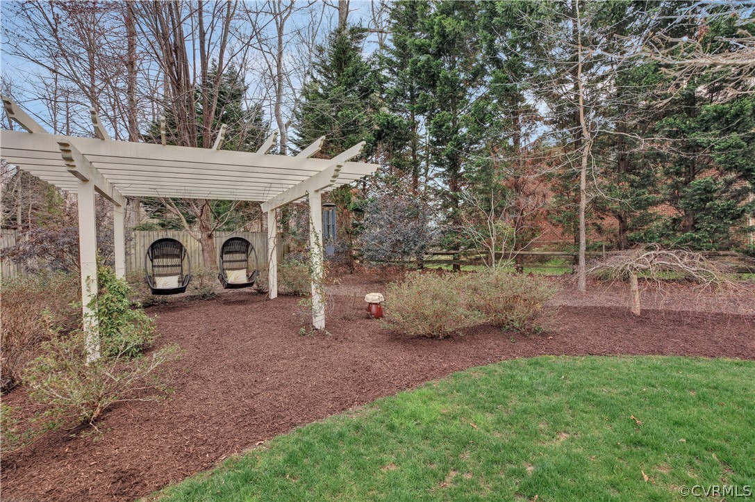 2406 Worchester Road Midlothian, VA 23113 - Photo 19 of 26 2nd pergola with swinging chairs.