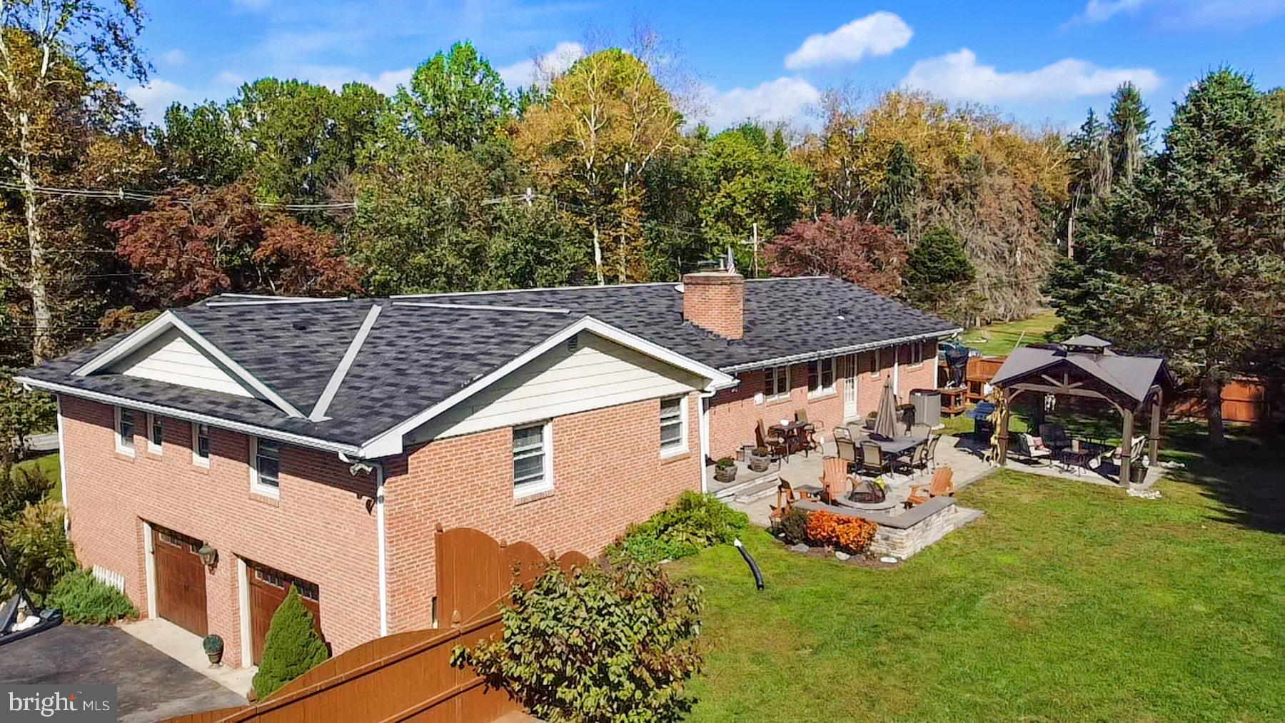 465 Mt Alverno Road Media, PA 19063 - Photo 57 of 65 Ariel view of back and side of house