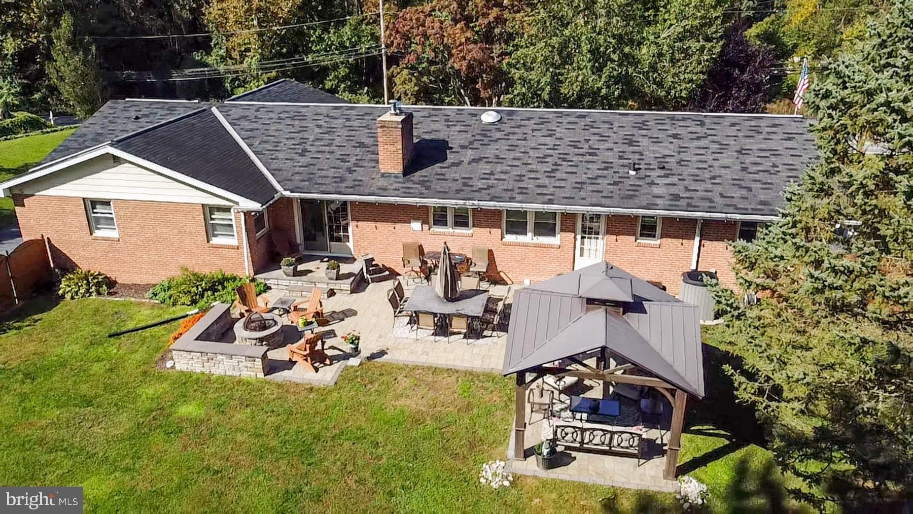 465 Mt Alverno Road Media, PA 19063 - Photo 58 of 65 Arial view of back of house