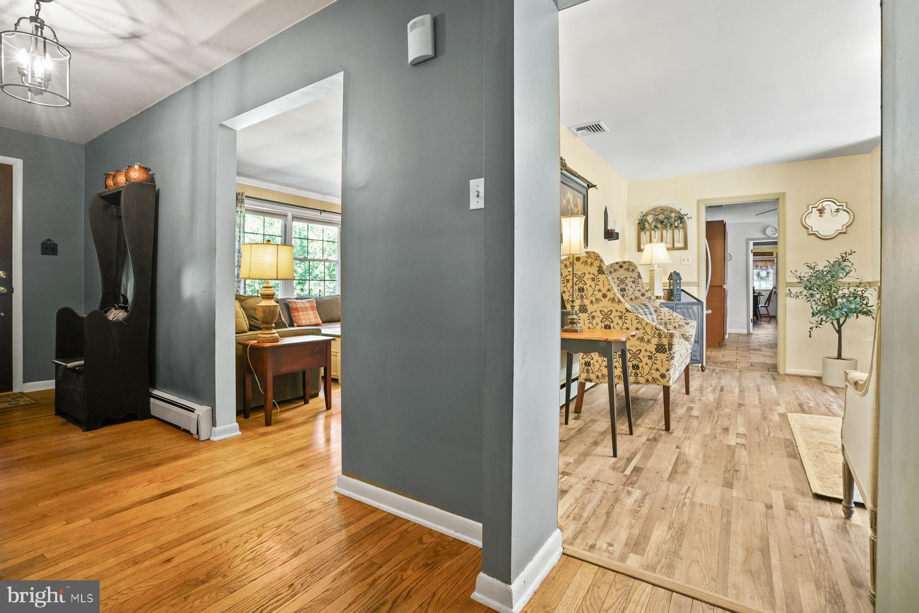 465 Mt Alverno Road Media, PA 19063 - Photo 8 of 65 Foyer view to the Family room & Dining room