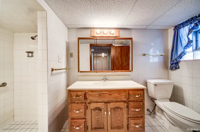 a view of a storage room