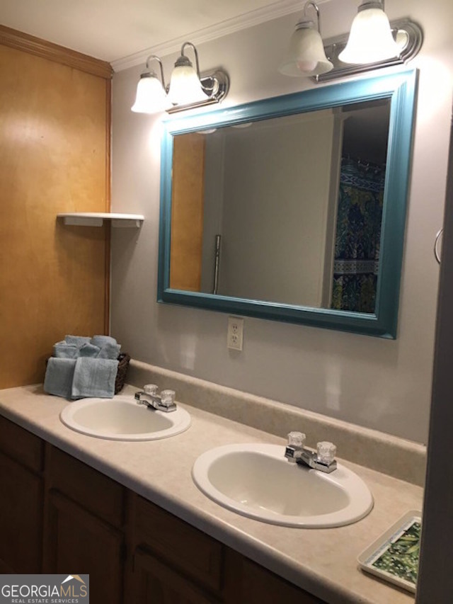 12754 State Route 96 Fort Valley, GA 31030 - Photo 17 of 26 a bathroom with a sink and a mirror
