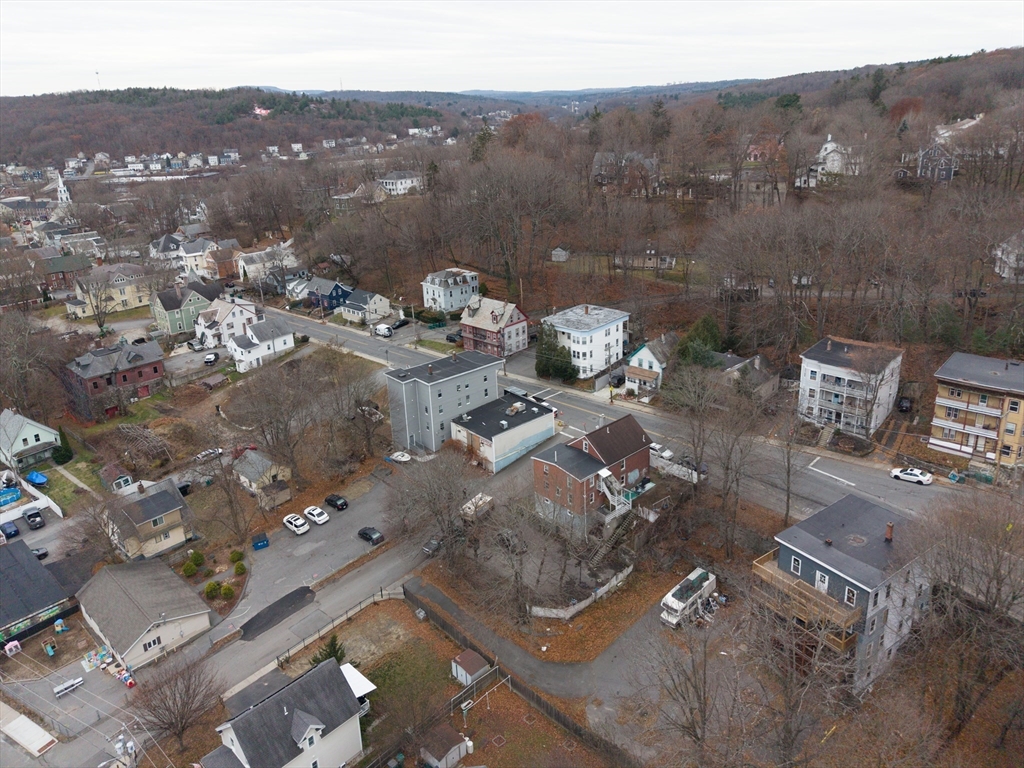 151 Mechanic Street Fitchburg, MA 01420 - Photo 42 of 42 an aerial view of a city with lots of residential buildings