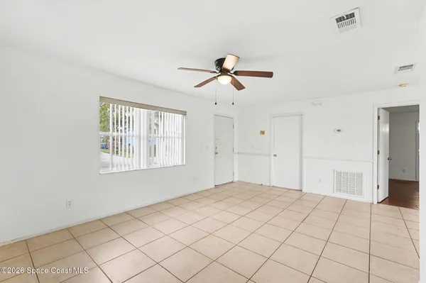 a view of an empty room