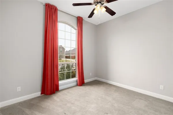 a view of a livingroom with a chandelier