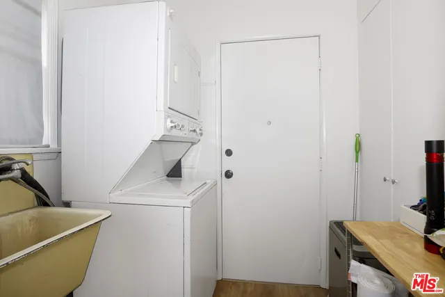 a room with storage and utility