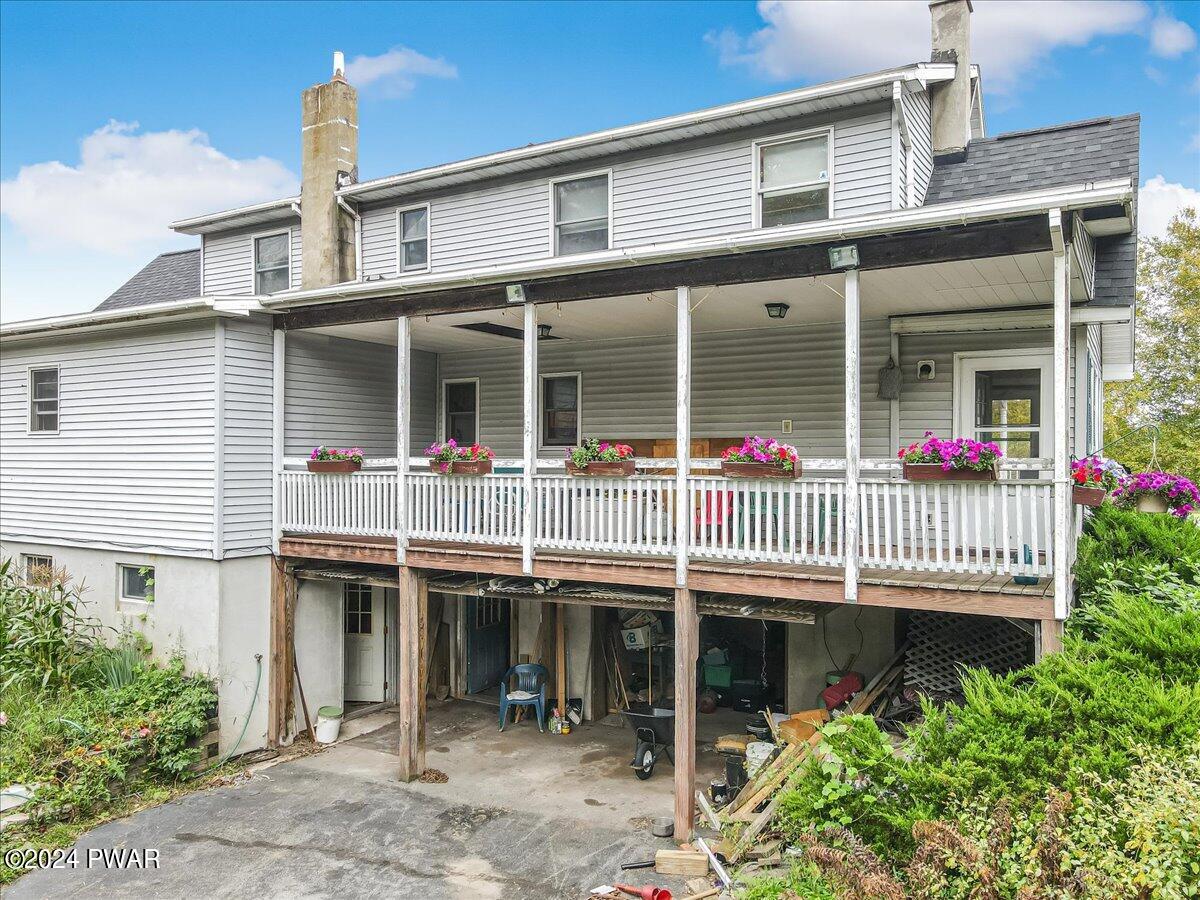 174 Stony Lonesome Road Newfoundland, PA 18445 - Photo 50 of 65 Back Covered Deck