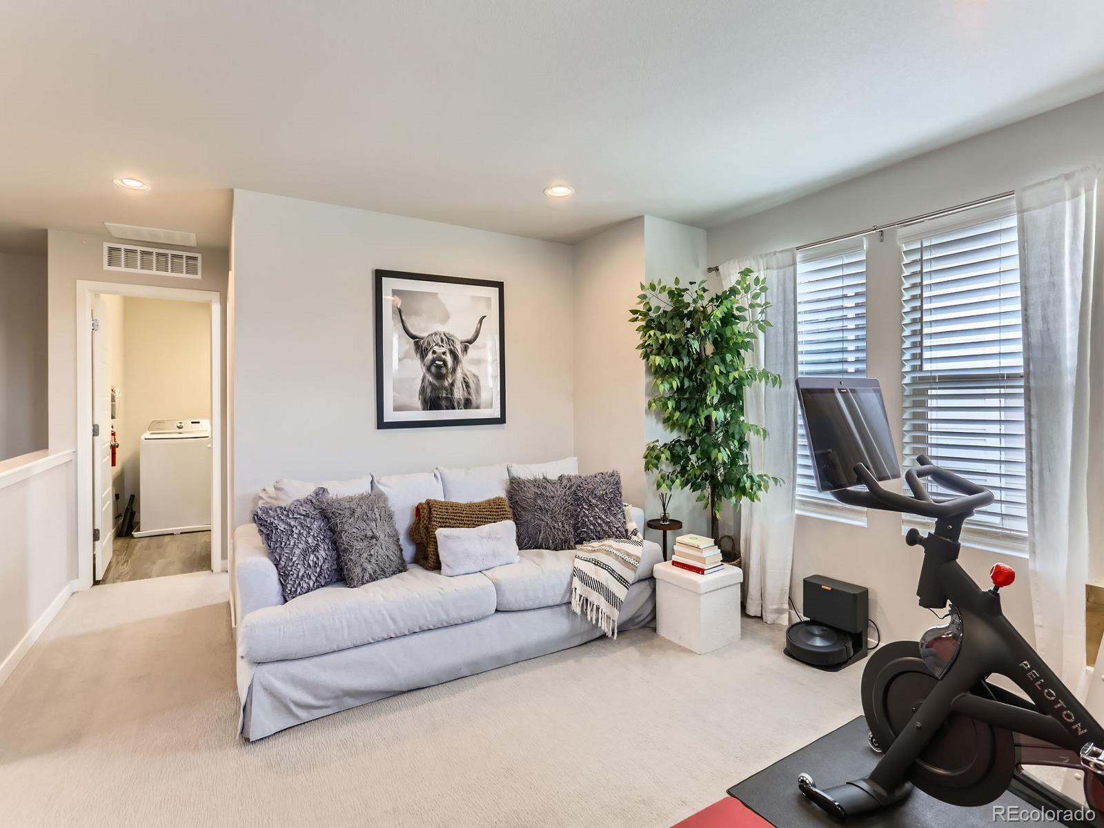 2899 Merry Rest Way Castle Rock, CO 80109 - Photo 24 of 39 a living room with furniture and a flat screen tv