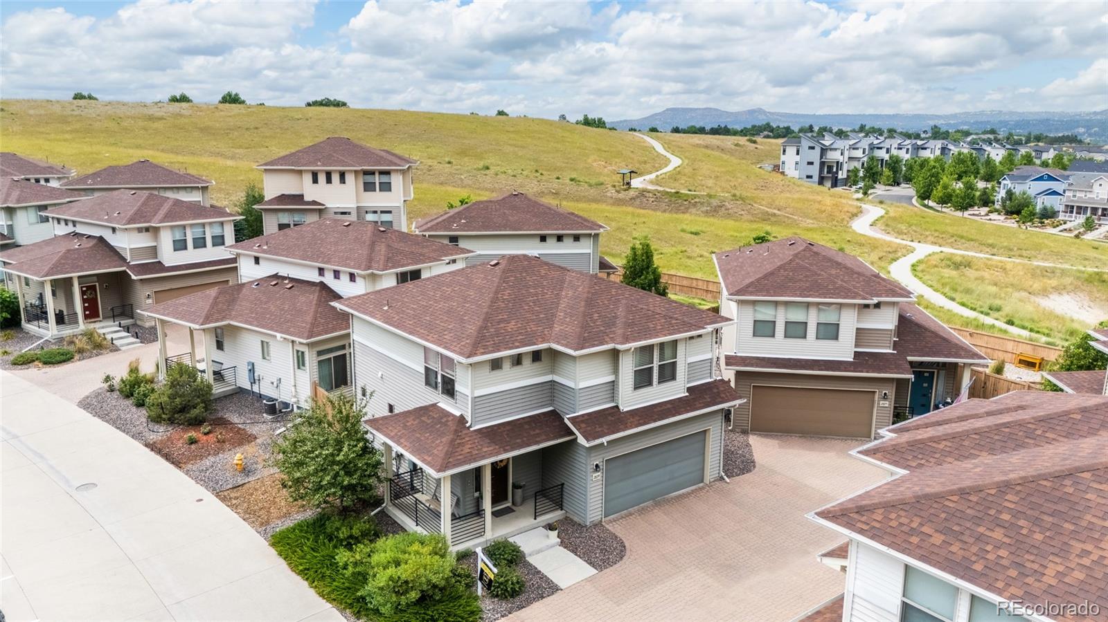 2899 Merry Rest Way Castle Rock, CO 80109 - Photo 30 of 39 a view of a city with an ocean view