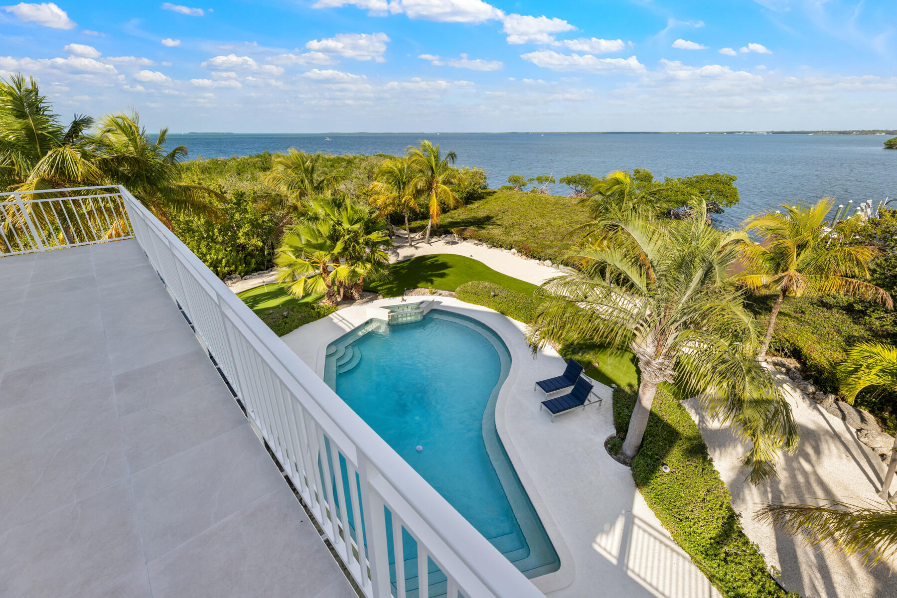 51 Mutiny Place Key Largo, FL 33037 - Photo 39 of 75 View from 3rd level to bay
