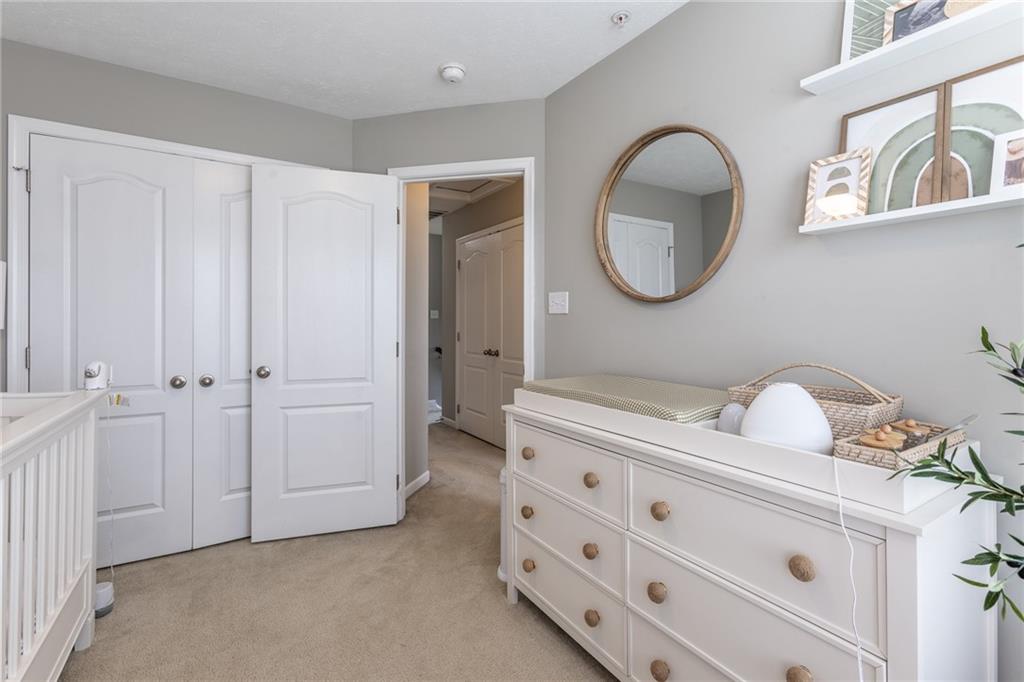 44 Truman Circle McKees Rocks, PA 15136 - Photo 23 of 36 a bathroom with a granite countertop sink and a mirror