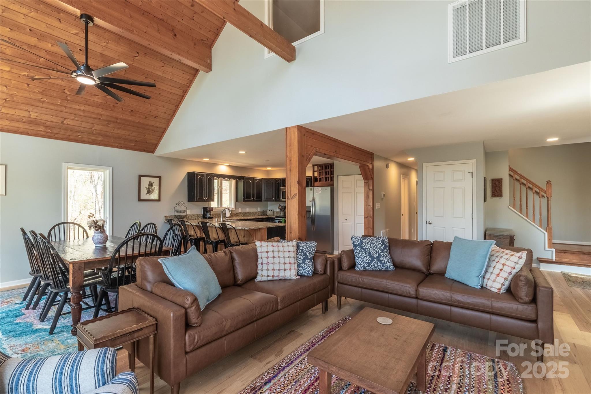 136 Dars Lane Tuckasegee, NC 28783 - Photo 25 of 39 a view of a livingroom with furniture and a couch