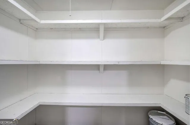 a close view of closet
