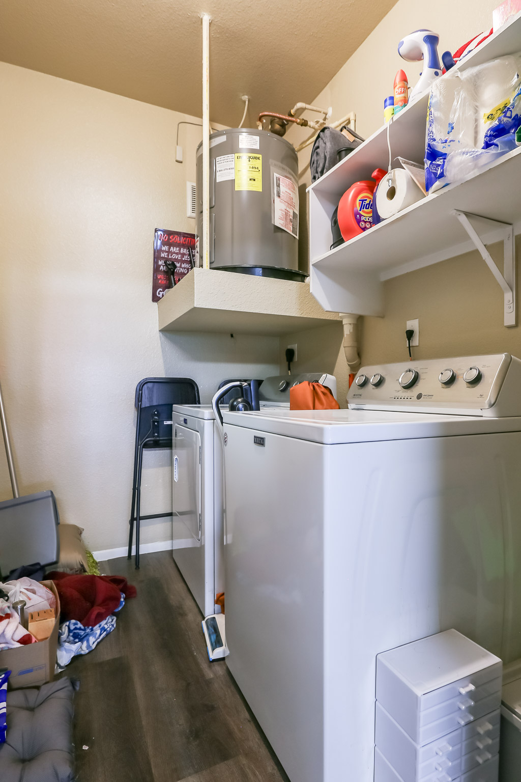 910 West 25th Street, Unit 408 Austin, TX 78705 - Photo 24 of 31 a utility room with dryer and washer