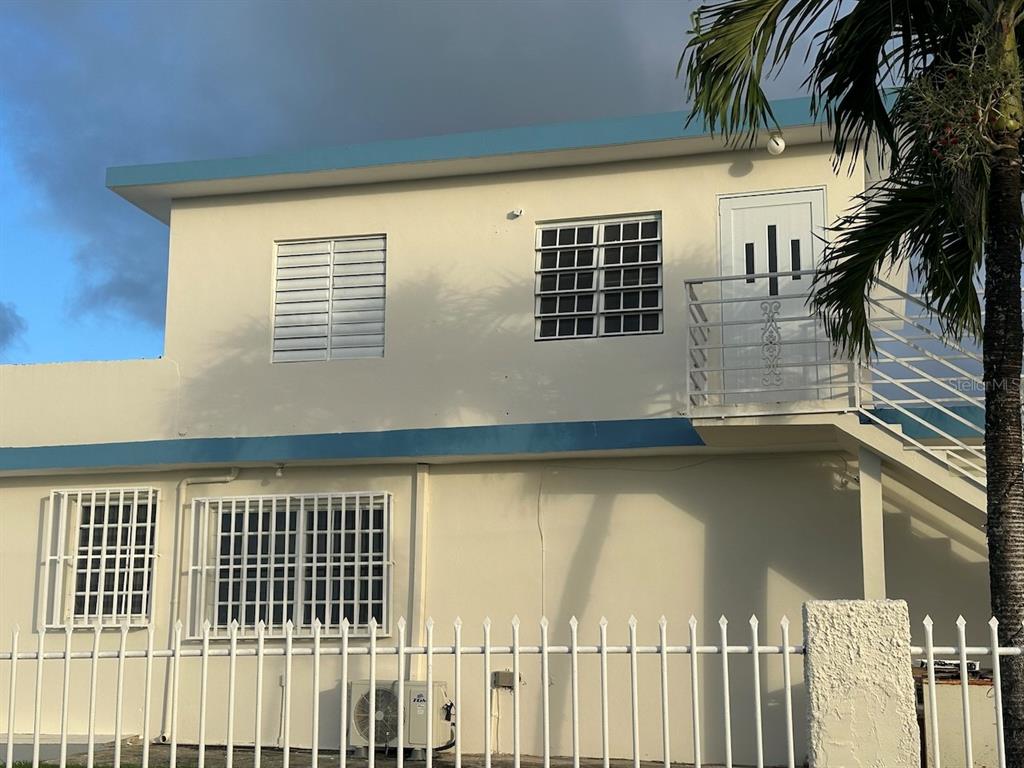 a view of a house with a window