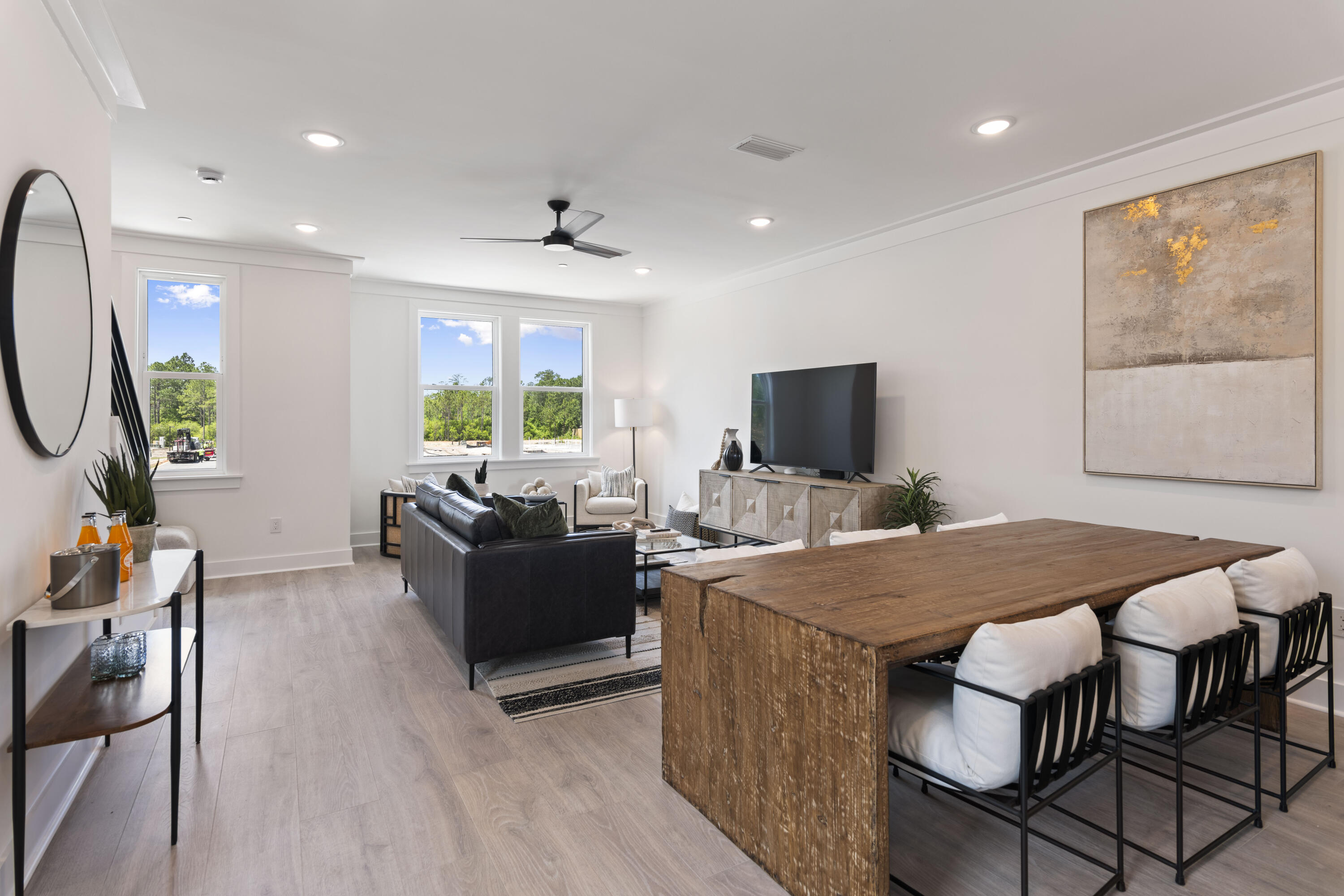 Tbd Tbd Blue Eden Loop, Unit LOT 14 Santa Rosa Beach, FL 32459 - Photo 14 of 31 a living room with furniture a flat screen tv and a large window